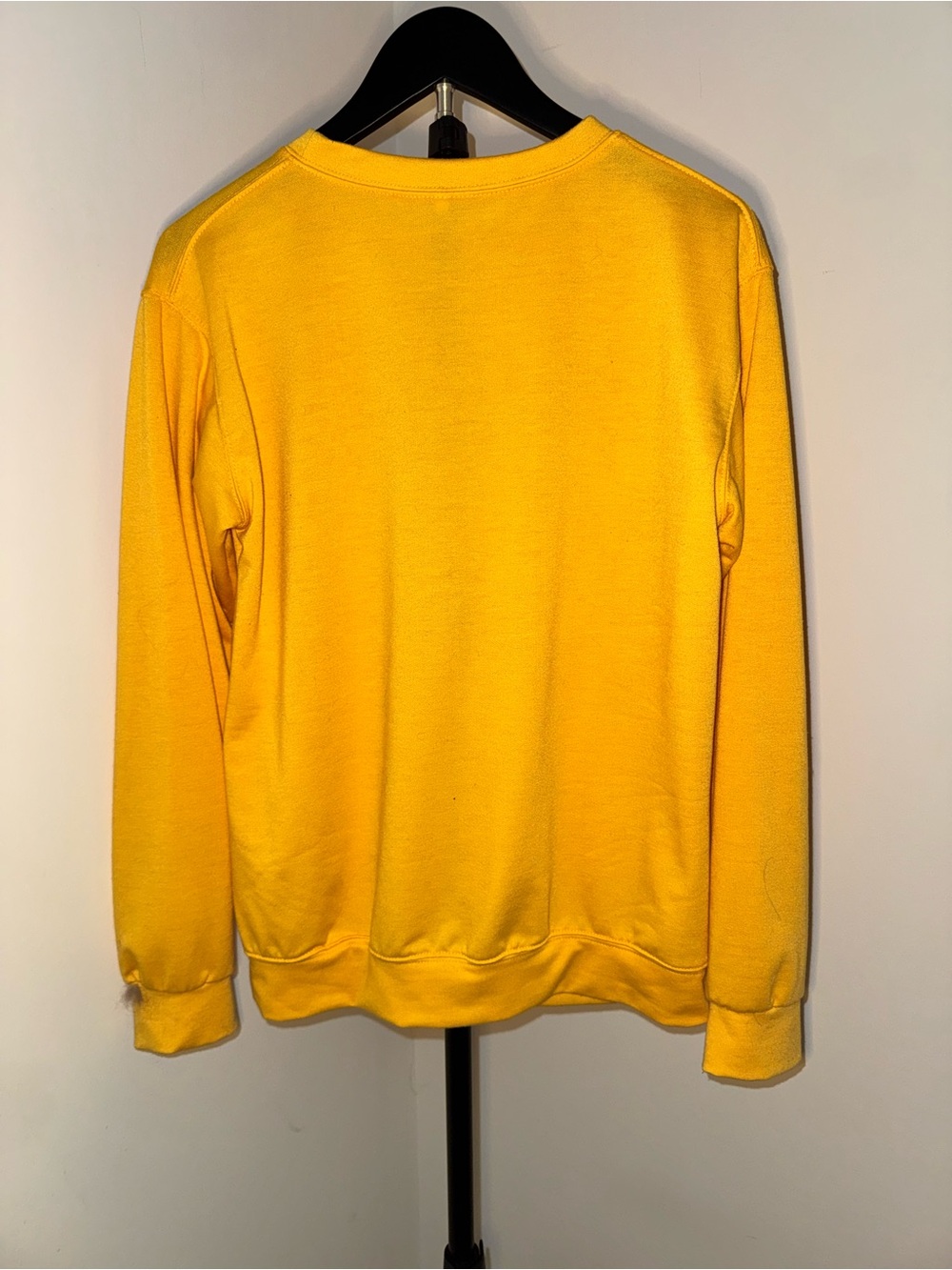 Yellow Eco Message Crewneck Sweatshirt - Unbranded - Picture 2 of 2